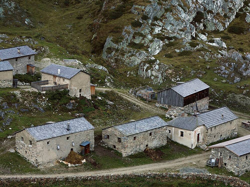 De Jagdhausalmen in het Defereggental