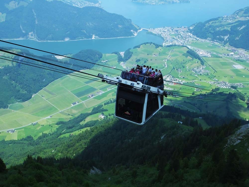 Seilbahnbauer damals und heute